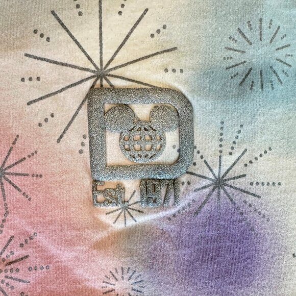 Walt Disney World 100 Anniversary Mickey Friends Tie-Dye Spirit Jersey Sz L - Picture 13 of 15